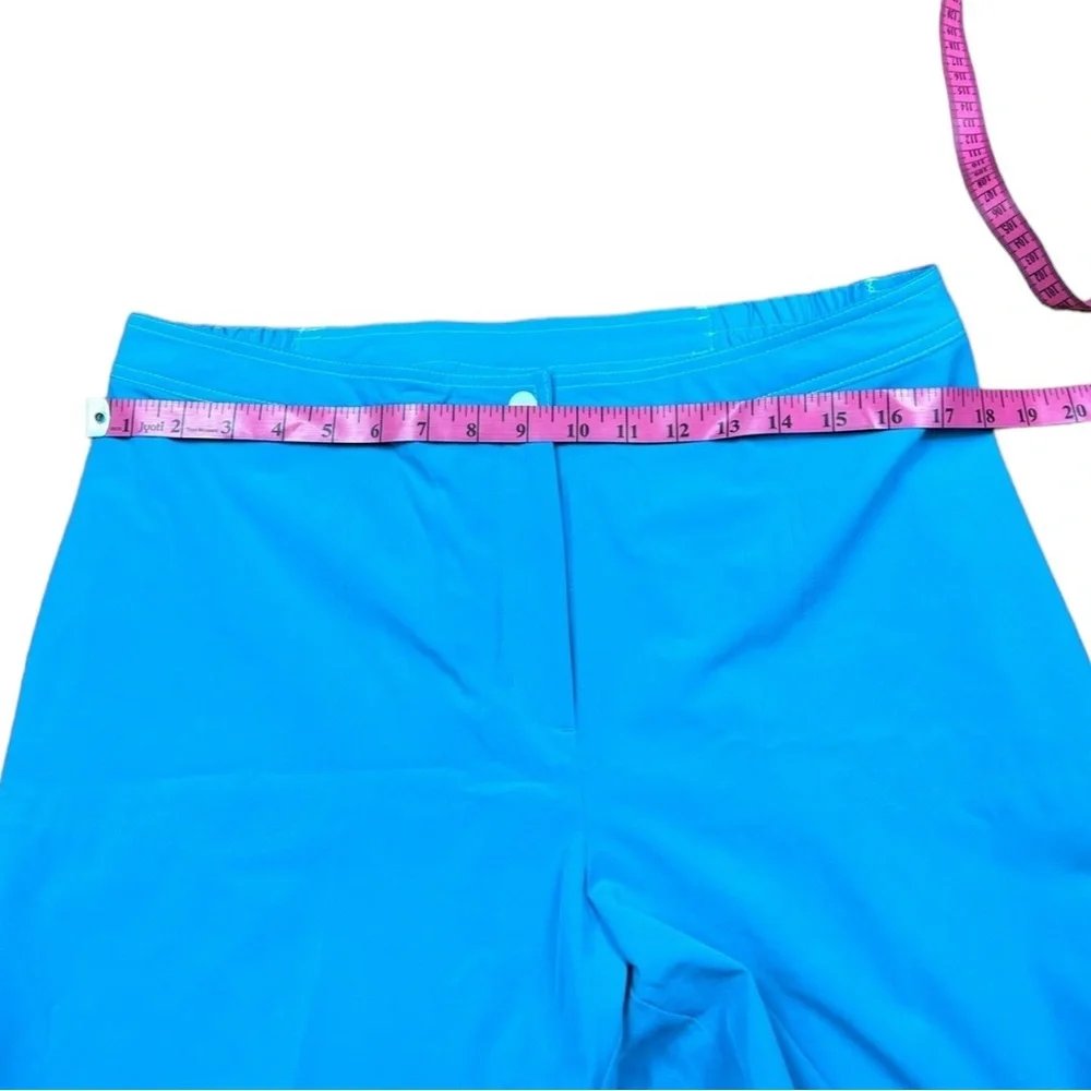 CHICOS ZENERGY: Teal Blue Athletic Vest & Capri Pant Set -Size 2/3 Large/XL